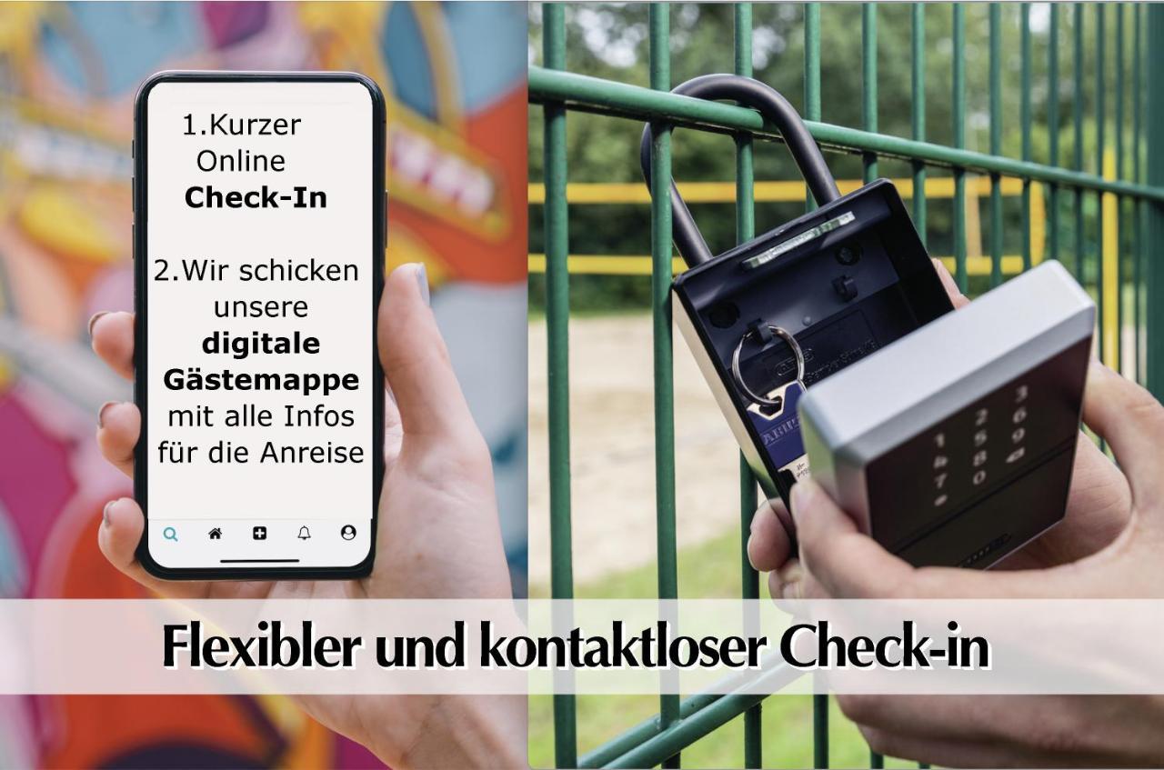 Grossraum-Apartments Mit 2Sz, Wz, Kueche, Smart-Tv, Parken, Etc Erfurt Zewnętrze zdjęcie