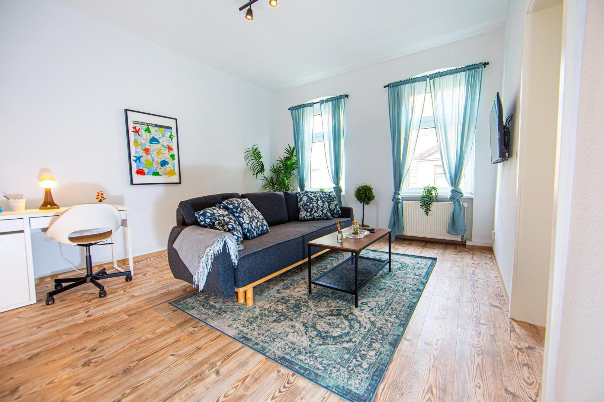 Grossraum-Apartments Mit 2Sz, Wz, Kueche, Smart-Tv, Parken, Etc Erfurt Zewnętrze zdjęcie