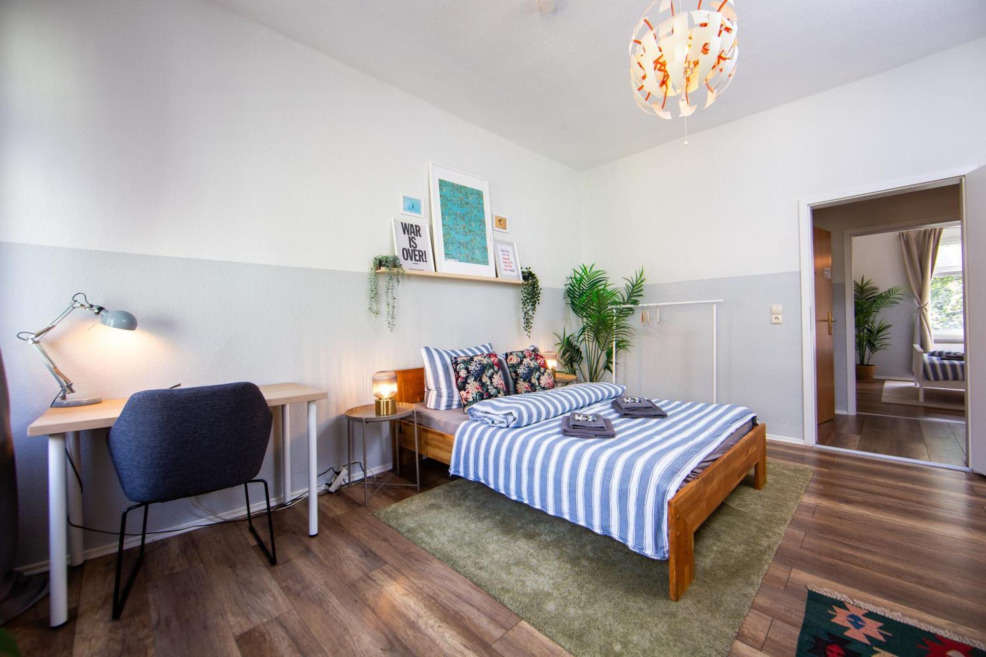 Grossraum-Apartments Mit 2Sz, Wz, Kueche, Smart-Tv, Parken, Etc Erfurt Pokój zdjęcie