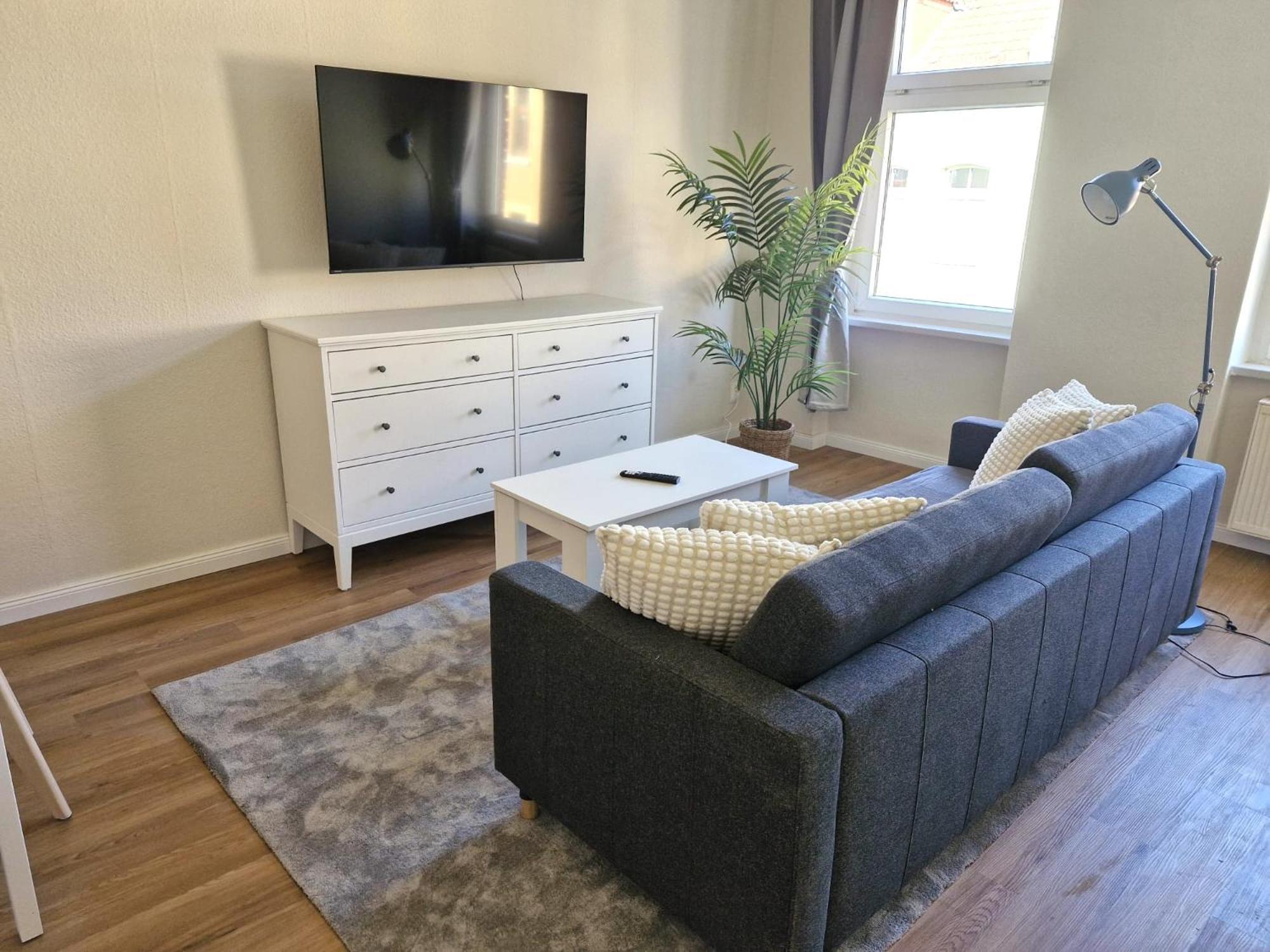 Grossraum-Apartments Mit 2Sz, Wz, Kueche, Smart-Tv, Parken, Etc Erfurt Pokój zdjęcie